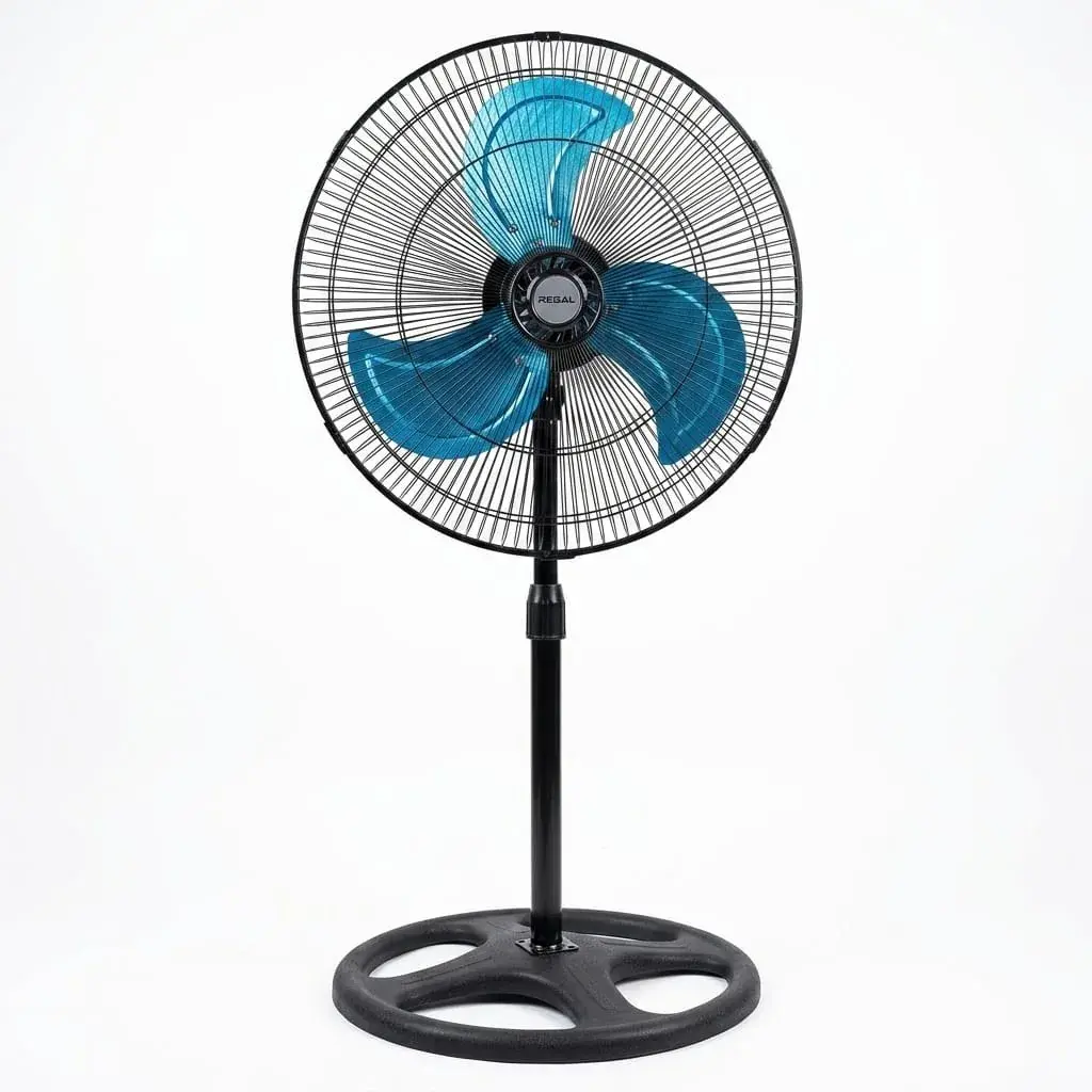Ventilateur Regal 18'' sur pied noir R187